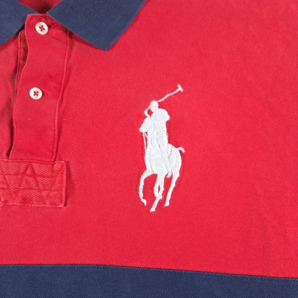 Polo Ralph Lauren Polo Summer Classic 3 Polo Shirt Mens 3XB Pony Logo‎ Red